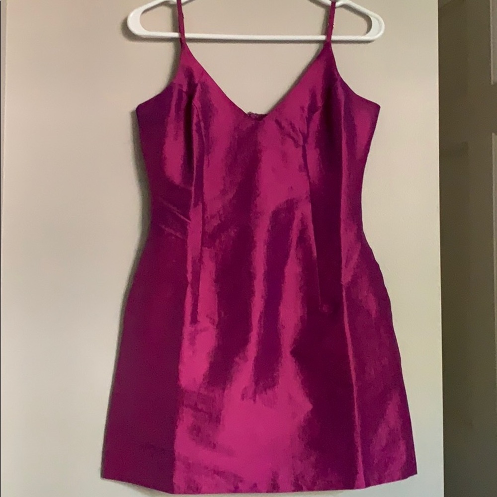 Lulus Purple Metallic Dress (Size Small)